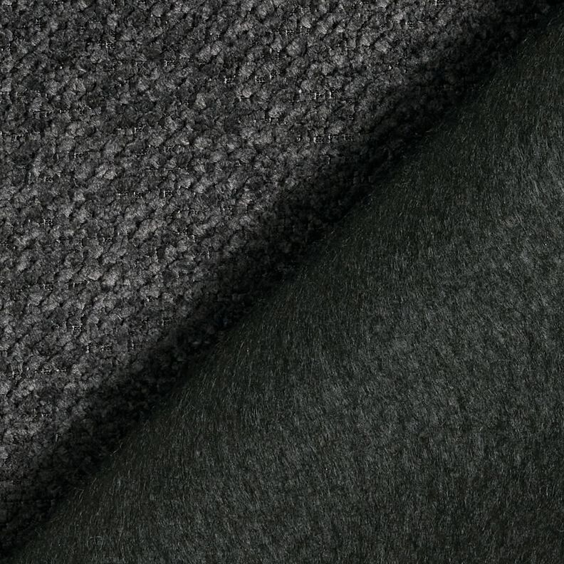 Tkanina tapicerska miękki włos – antracyt,  image number 3