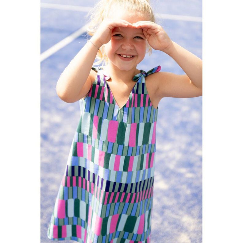 Mieszanka bawełny z wiskozą dzikie paski | Poppy Fabrics – zieleń trzcinowa/pink,  image number 6