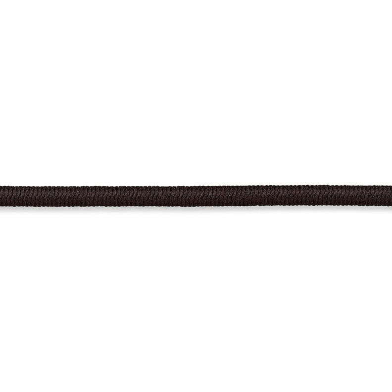 Sznurek gumkowy [Ø 3 mm] – czarny brąz,  image number 1