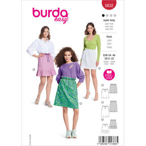 Spódnica | Burda 5832 | 34-48, 