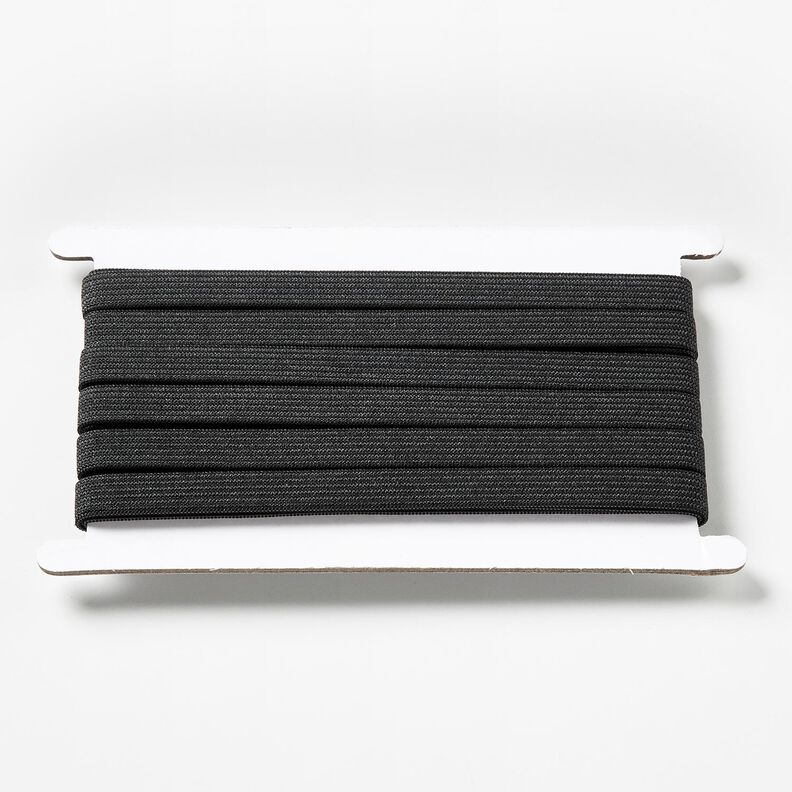 Taśma gumkowa gładka [5 m | 10 mm] &ndash; czerń,  image number 1