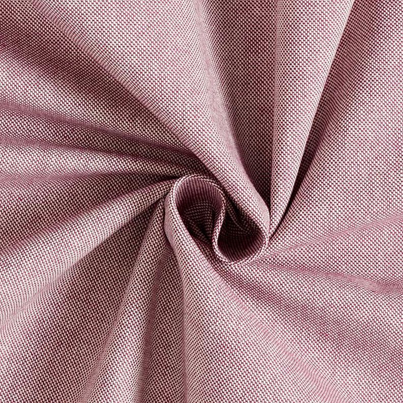 Tkanina dekoracyjna półpanama chambray, z recyklingu – jagodowy, image number 1
