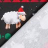 Dzianina dresowa pętelkowa French Terry Määährry Christmas | Glitzerpüppi – czerń/chili,  thumbnail number 4