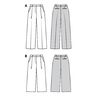 Spodnie | Spodnie culotte, Burda 6436 | 34 - 44,  thumbnail number 4