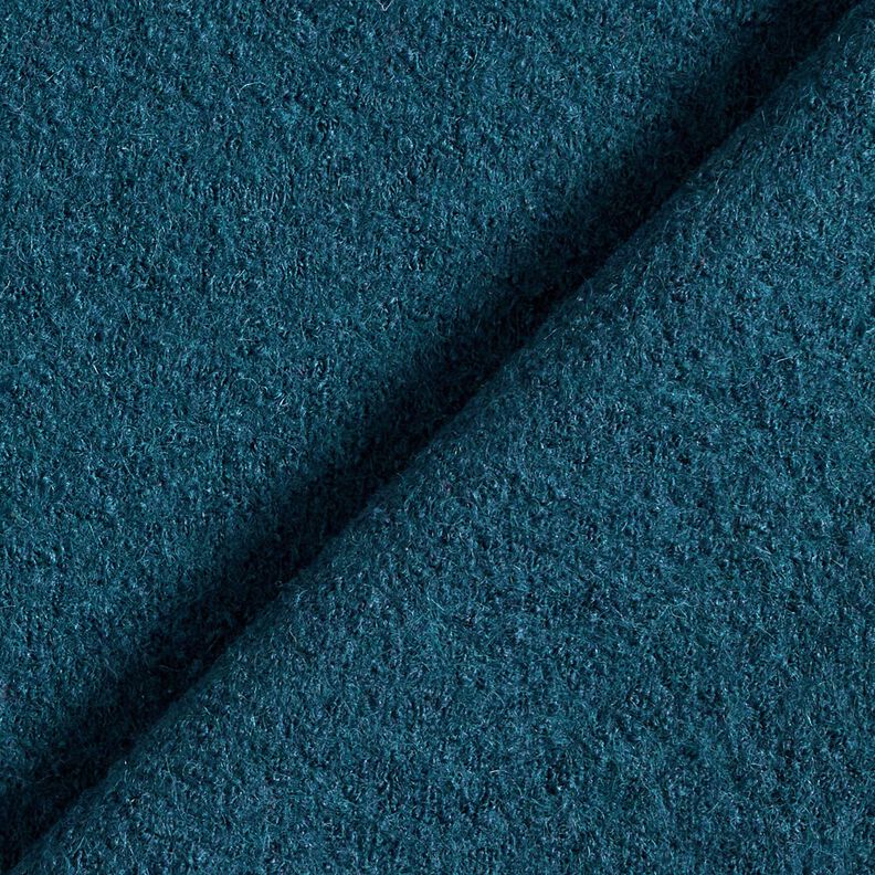 Lekka dzianina swetrowa z wełny z domieszką wiskozy – niebieski oceaniczny,  image number 3
