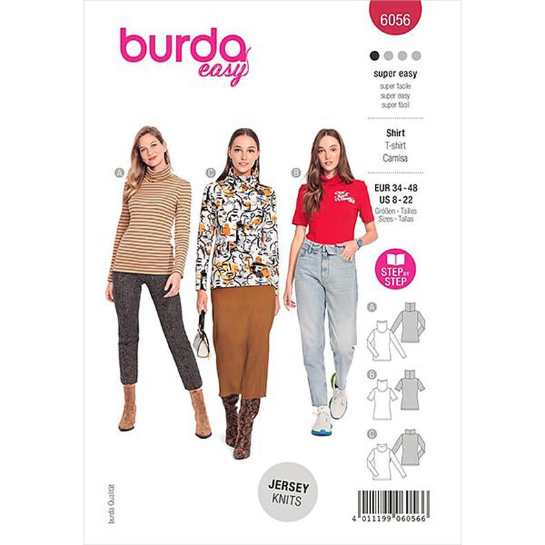 Pulower, Burda 6056 | 34-48,  image number 1