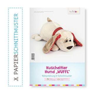 Uszyj psa maskotkę: Wykrój papierowy „WUFFL”  | Kullaloo, 