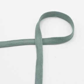 płaski sznurek Bluza z kapturem Bawełna [15 mm] – zieleń trzcinowa, 