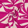 Tkanina na bluzki strecz, w geometryczny wzór | Poppy Fabrics – purpura/nerkowiec,  thumbnail number 3
