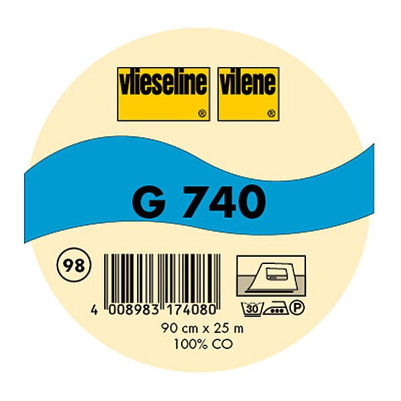 G 740 Wkład tkany | Vilene – czerń,  image number 2