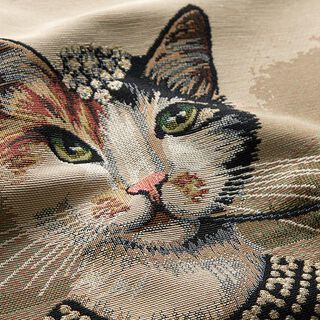 Panel Gobelin elegancki kot – ciemny beż/czerń, 