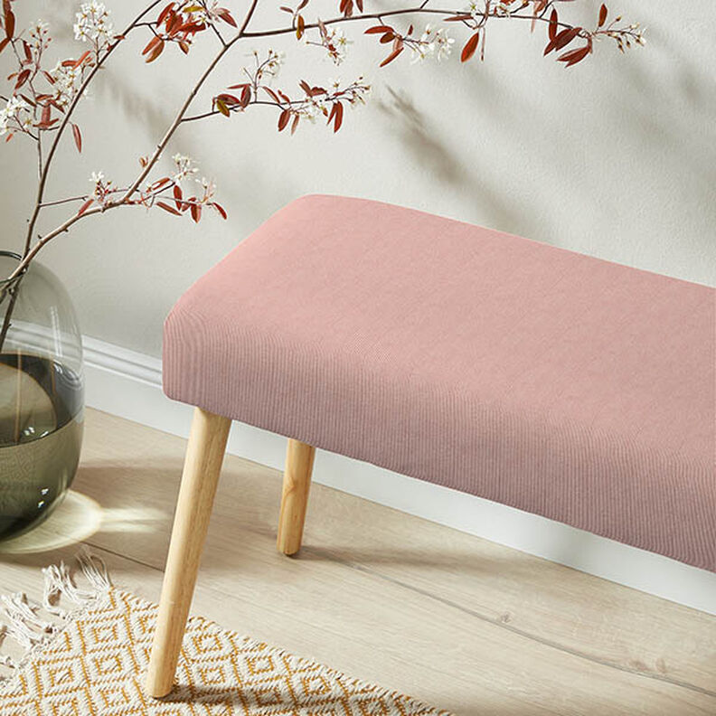 Tkanina tapicerska sztruks cienki – stary róż,  image number 6