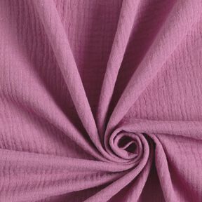 Muślin / Tkanina double crinkle – malwa, 