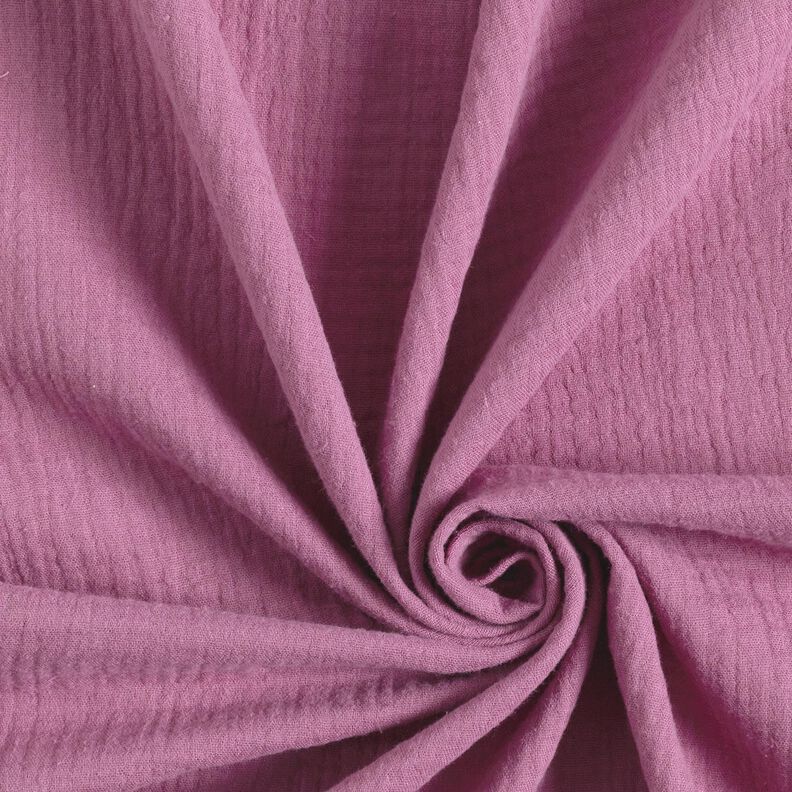 Muślin / Tkanina double crinkle – malwa, image number 1