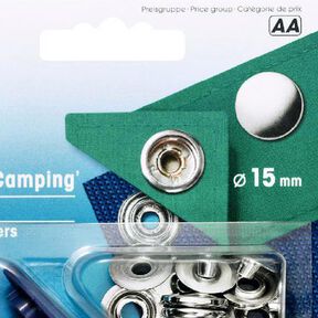 Zatrzaski Sport & Camping [Ø 15 mm] - srebrny| Prym, 
