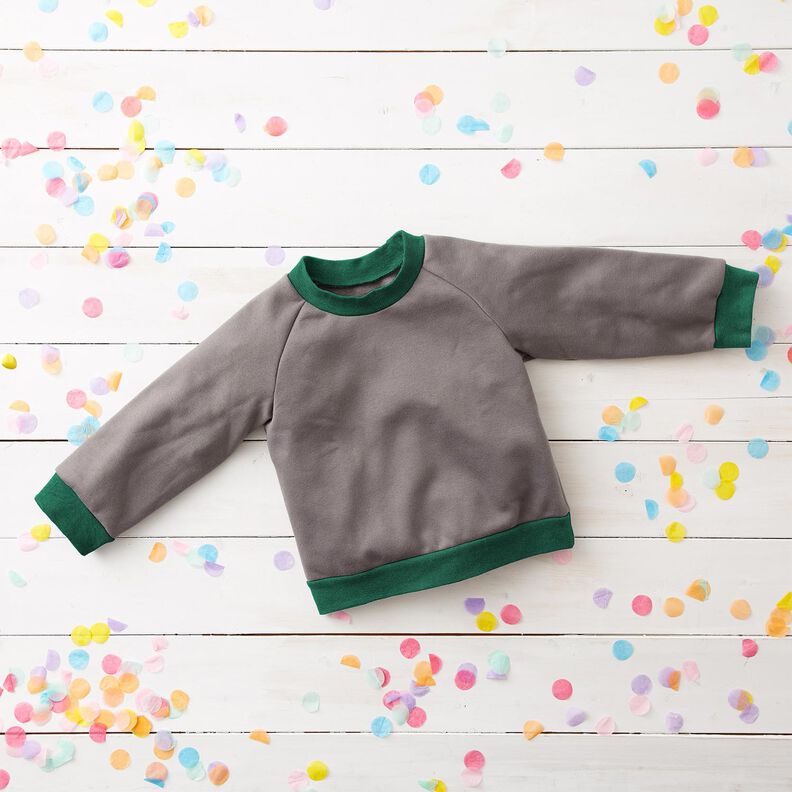 2x2 Dzianina ściągaczowa Jednokol – zielony jodłowy,  image number 7