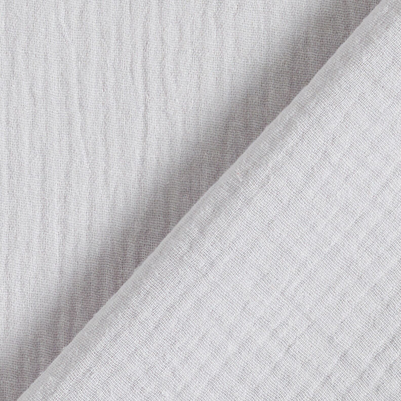 Muślin / Tkanina double crinkle – jasnoniebieski, image number 4