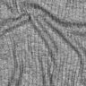 Dzianina prążkowana Lurex – srebrnoszary/srebrny metaliczny,  thumbnail number 2