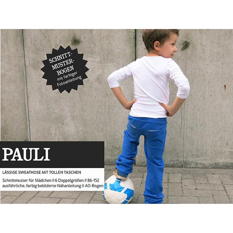 PAULI – odlotowe spodnie dresowe z fajnymi kieszeniami, Studio Schnittreif  | 86 - 152,  image number 1