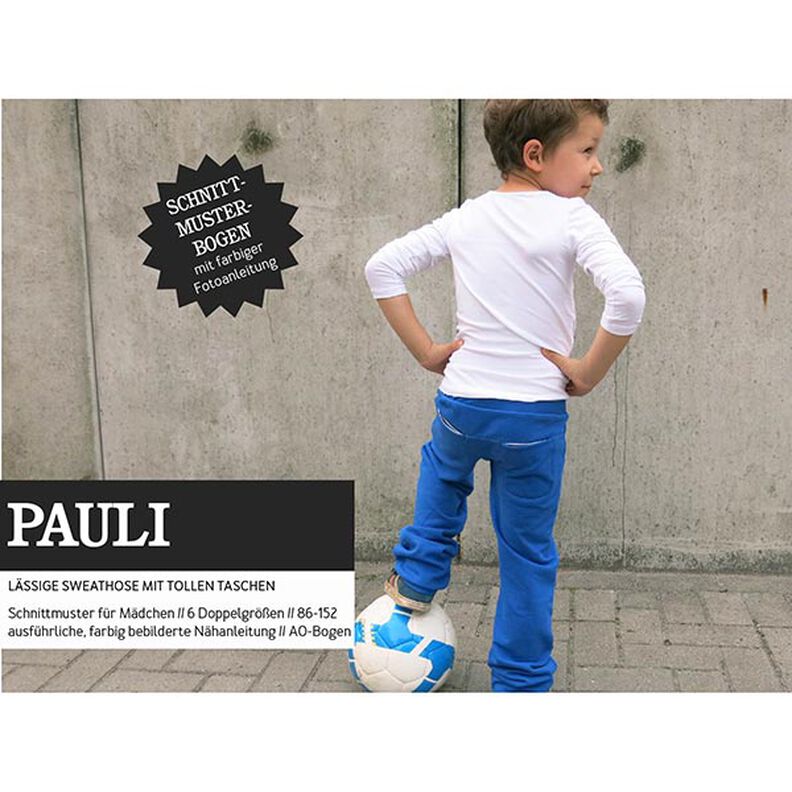 PAULI – odlotowe spodnie dresowe z fajnymi kieszeniami, Studio Schnittreif | 86 - 152,  image number 1