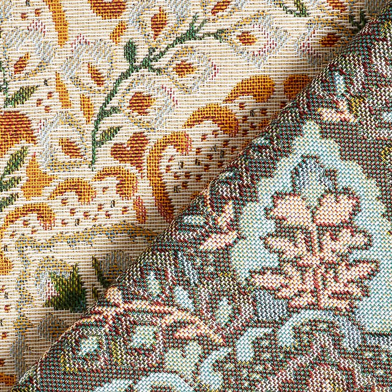 Panel dekoracyjny Gobelin duża mandala – musztarda/jasnobeżowy,  image number 4