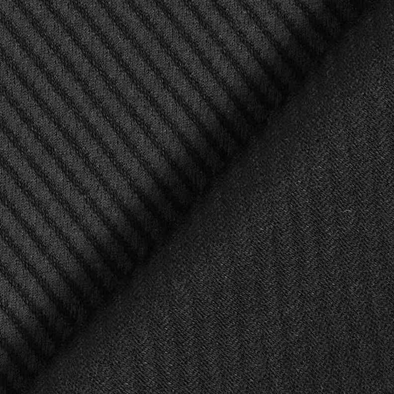 Tkanina kostiumowa o ukośnej strukturze – czerń,  image number 4