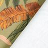 Tkanin dekoracyjna Half panama cyfrowe liście palmowe – jasny khaki,  thumbnail number 4