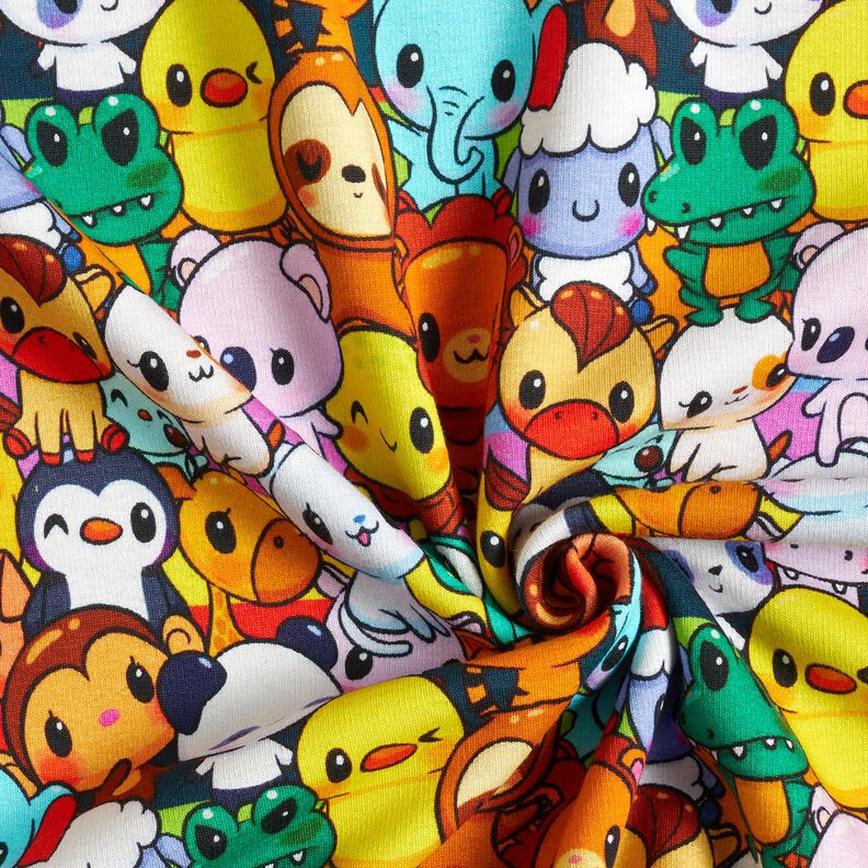 Polar alpejski urocza zwierzęca gromadka nadruk cyfrowy – cytrynowy,  image number 3