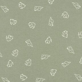 Dżersej wafel słoniątka – greige, 