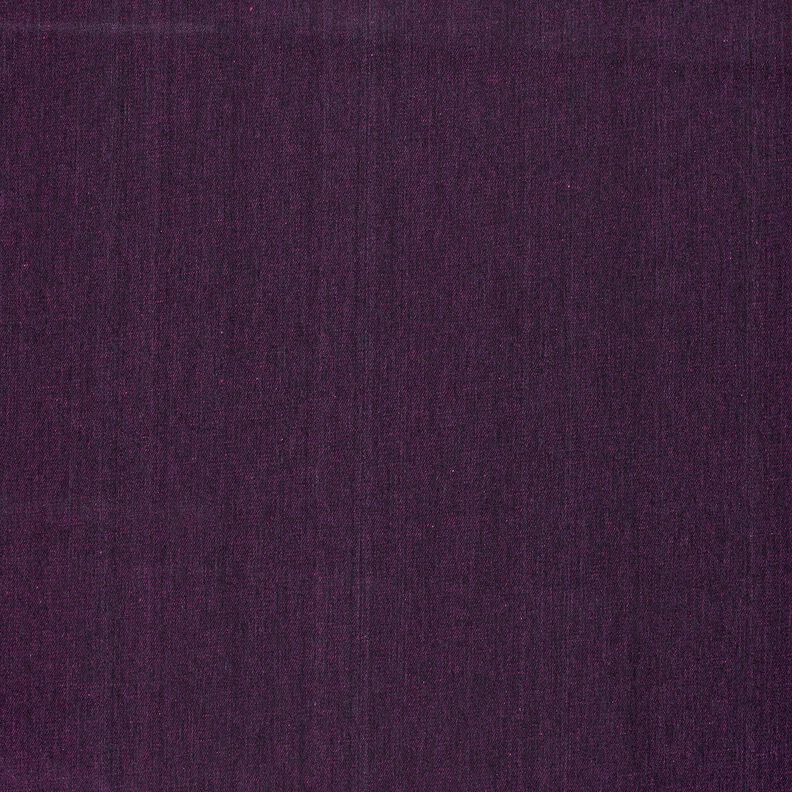 Denim z mieszanki bawełny, melanż – bakłażan,  image number 4