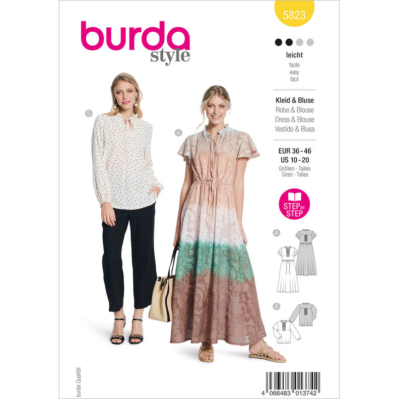 Sukienka / Bluza | Burda 5823 | 36-46,  image number 1