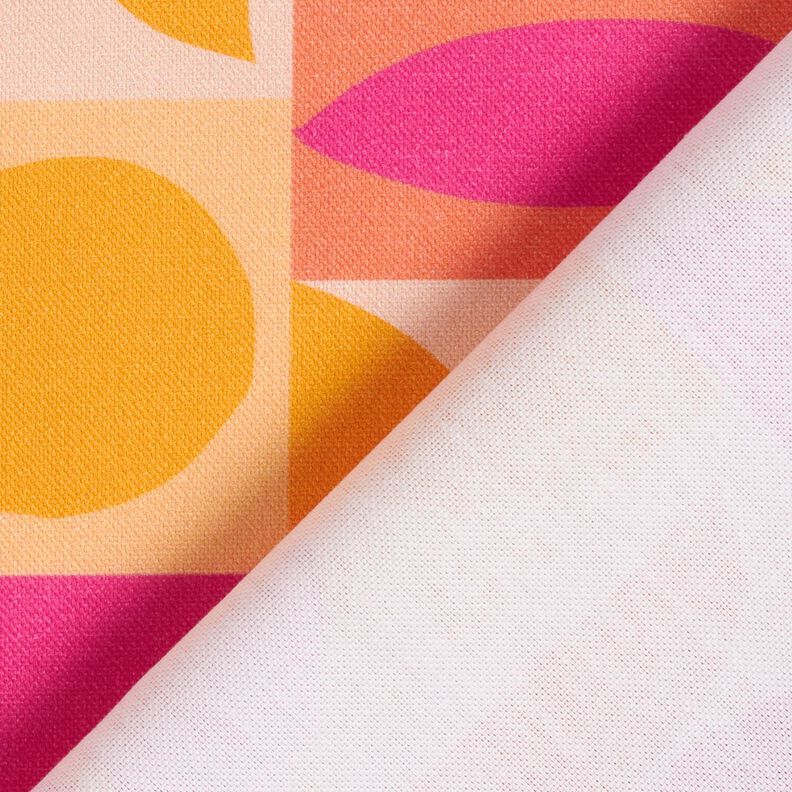 Tkanin dekoracyjna Half panama kolorowe wariacje &ndash; jasna ż&oacute;łć/pastelowy fiolet,  image number 4