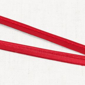 Satyna Taśma wypustkowa [10 mm] – czerwień, 