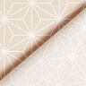 Tkanina bawełniana kreton japońskie gwiazdy Asanoha – piasek,  thumbnail number 5