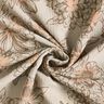 Muślin / Tkanina double crinkle letnie kwiaty – jasny kreci/średni brąz,  thumbnail number 3
