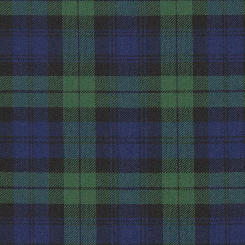 Szkocka krata strecz – granat navy/zieleń,  image number 1