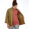 FRAU SINA - kurteczka kimono ze skośnymi kieszeniami, Studio Schnittreif | XS - XXL,  thumbnail number 3