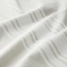 Tkanin dekoracyjna Panama Szerokie pasy – mleczna biel/mglisty szary,  thumbnail number 2
