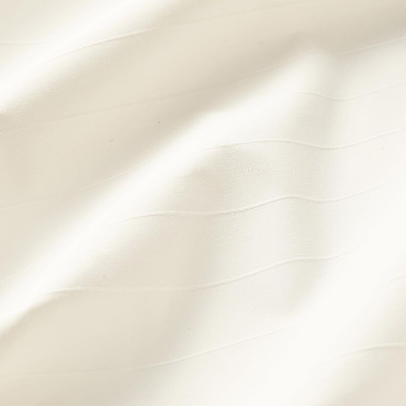 Tkanina koszulowa z mieszanki wiskozy w paski &ndash; biel,  image number 2