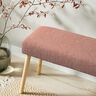 Tkanina tapicerska struktura plastra miodu – stary róż,  thumbnail number 6