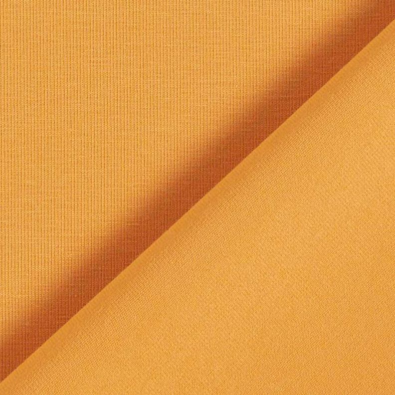 Dżersej bawełniany średniej ciężkości jednokol. – żółty curry,  image number 5