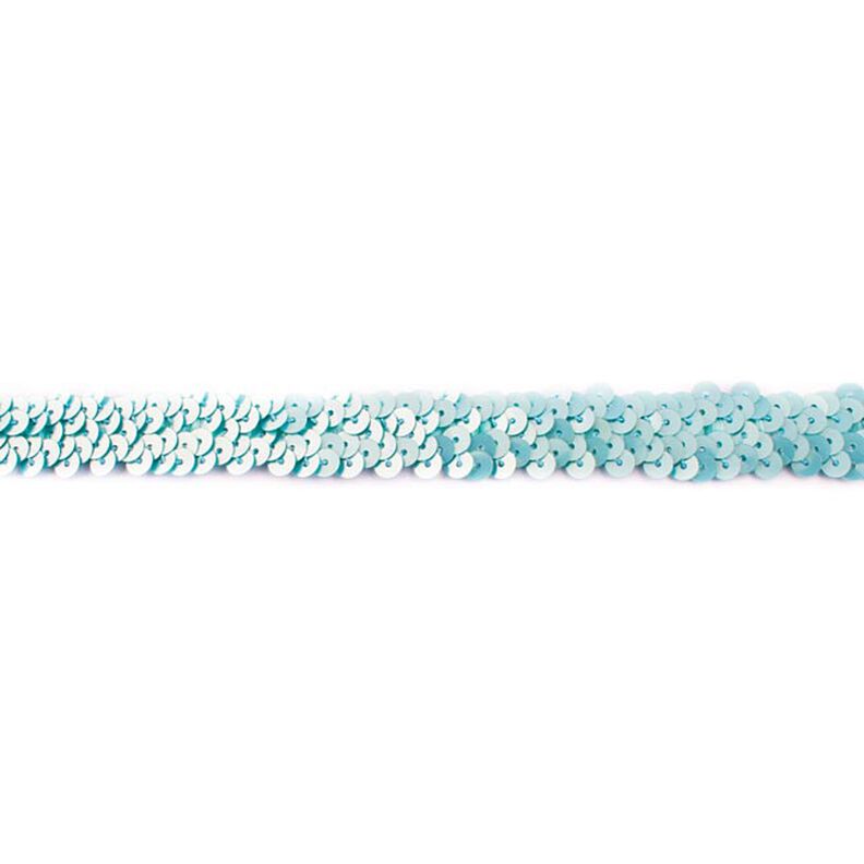 Elastyczna bordiura z cekinami [20 mm] – jasny miętowy,  image number 1