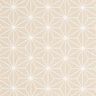 Tkanina bawełniana kreton japońskie gwiazdy Asanoha – piasek,  thumbnail number 1