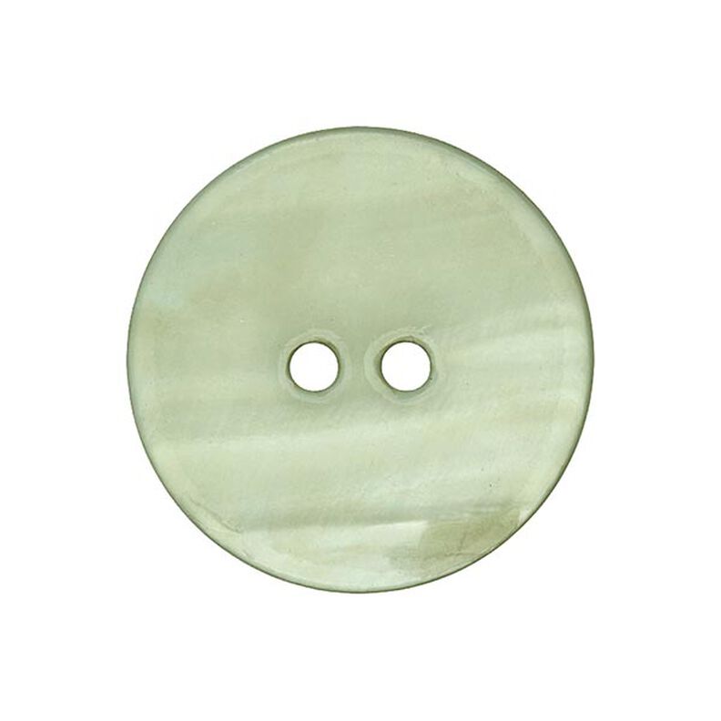 Guzik z masy perłowej Pastelowy - zielony pastelowy,  image number 1