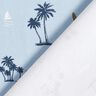 Dżersej bawełniany Hawaii Feeling – srebrny niebieski,  thumbnail number 4