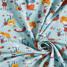 Dżersej bawełniany milutkie koty – błękitny,  thumbnail number 3