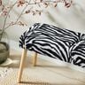 Tkanina tapicerska Żakard zebra – biel/czerń,  thumbnail number 8
