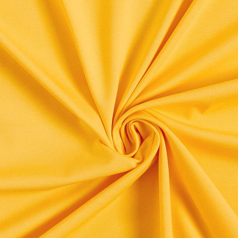 Dżersej bawełniany średniej ciężkości jednokol. – słoneczna żółć,  image number 1