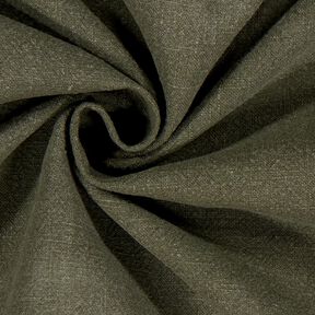 Tkanina ramia mix stonewashed, wysoka jakość – ciemna pinia, 