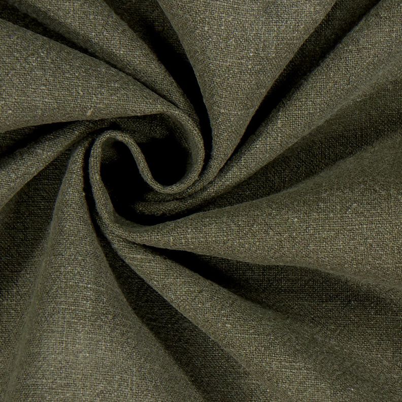 Tkanina ramia mix stonewashed, wysoka jakość – ciemna pinia,  image number 2